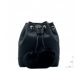 UGG Aaliyah Bucket Crossbody Pom Black
