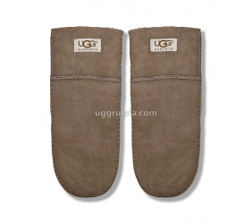 UGG Варежки Замшевые Женские Серые