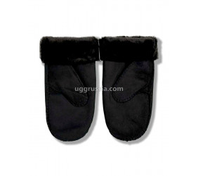 UGG Варежки Замшевые Мужские Черные