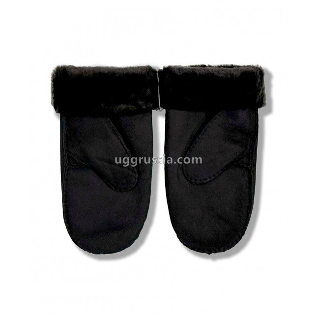 UGG Варежки Замшевые Мужские Черные
