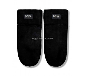 UGG Варежки Замшевые Мужские Черные
