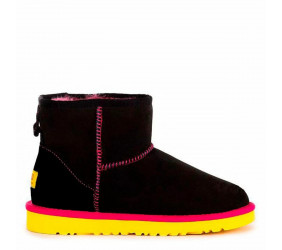 UGG Classic Mini II Black-Yellow