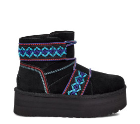 UGG Classic Mini II Braid Platform Black