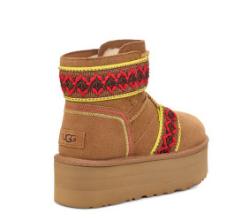 UGG Classic Mini II Braid Platform Chestnut