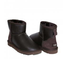 UGG Classic Short Metallic Grey