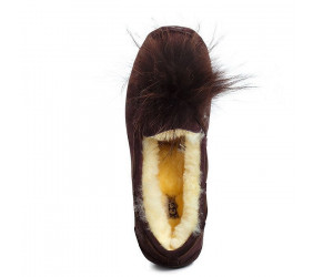 UGG Dakota Pom Pom Chocolate