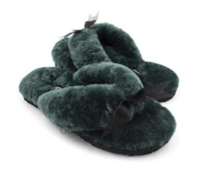 UGG Fluff Flip Flop II Dark Green