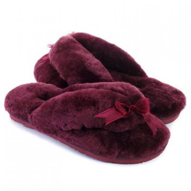 UGG Fluff Flip Flop II Dark Purple