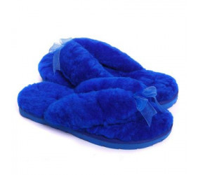 UGG Fluff Flip Flop II Electric Blue