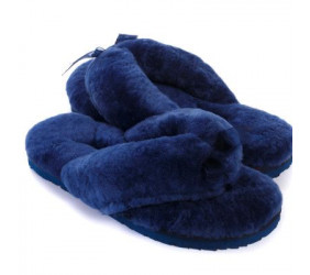 UGG Fluff Flip Flop II Navy Blue