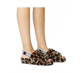 UGG Fluff Yeah Slide Leopard