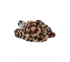 UGG Fluff Yeah Slide Leopard