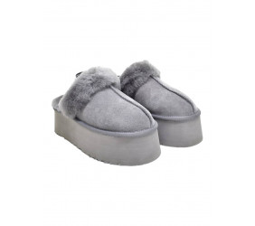 UGG Funkette Suede Platform Grey