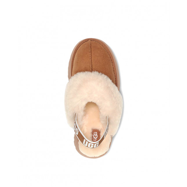 UGG Funkette Suede Platform Chestnut