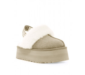 UGG Funkette Suede Platform Sand