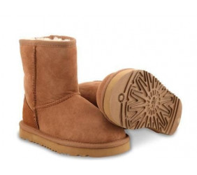 UGG Kids Classic Short Chestnut
