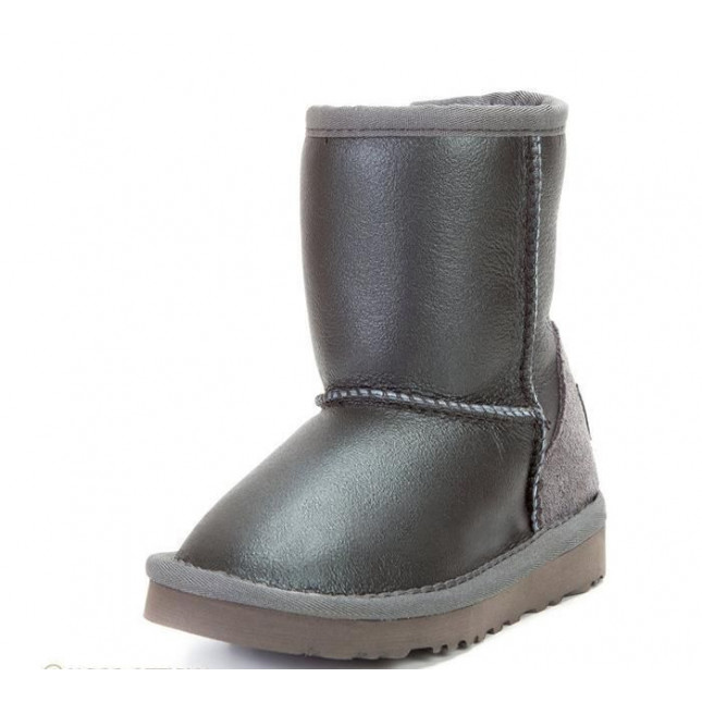 UGG Kids Classic Short Metallic Grey