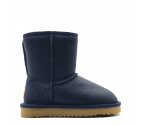 UGG Kids Classic Short Metallic Navy