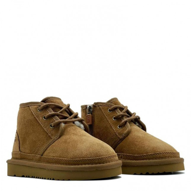 UGG Kids Neumel Zip II Chestnut