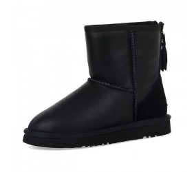 UGG Kids Zip Metallic Black