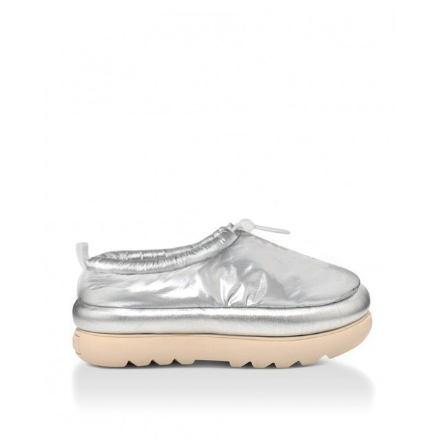 UGG Maxi Heritage Braid Clog-Silver