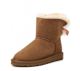 UGG Bailey Bow Mini Chestnut