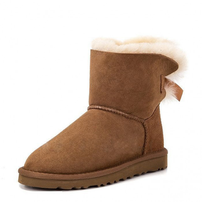 UGG Bailey Bow Mini Chestnut