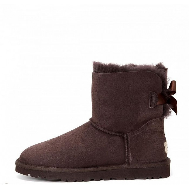 UGG Bailey Bow Mini Chocolate
