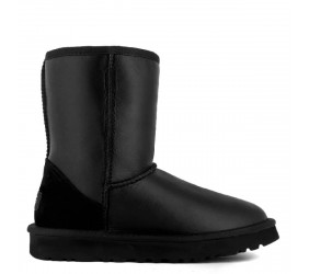 UGG Mens Classic Short Metallic Black