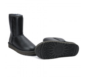 UGG Mens Classic Short Metallic Grey