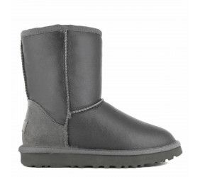 UGG Mens Classic Short Metallic Grey