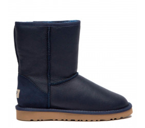 UGG Mens Classic Short Metallic Navy
