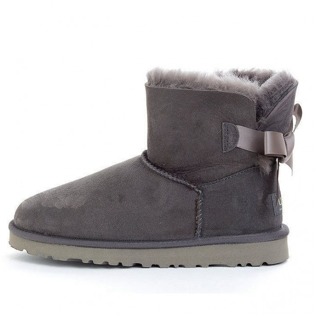 UGG Bailey Bow Mini Grey