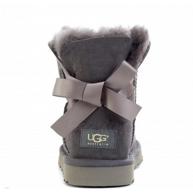 UGG Bailey Bow Mini Grey