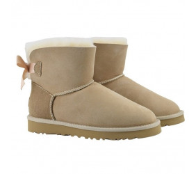 UGG Bailey Bow Mini SAND