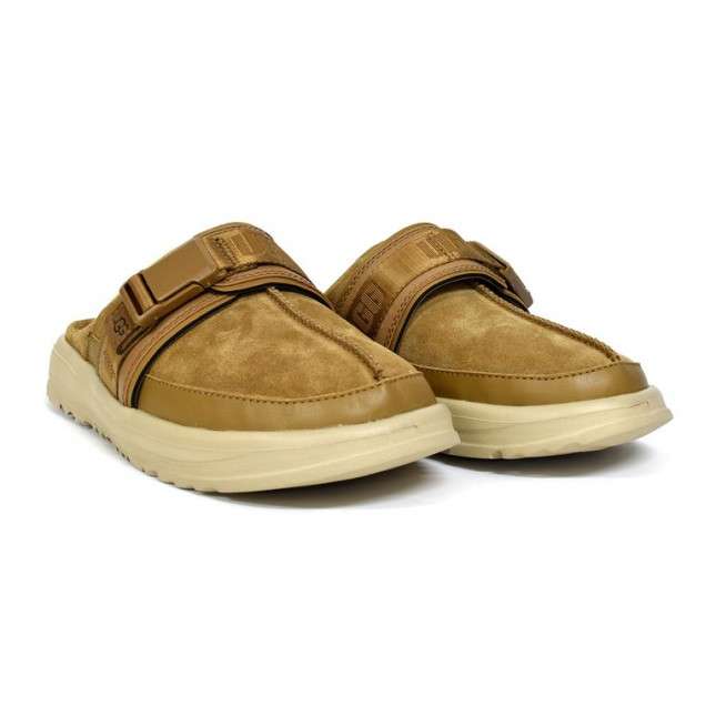 UGG Mens Slippers Kick It Slide Chestnut