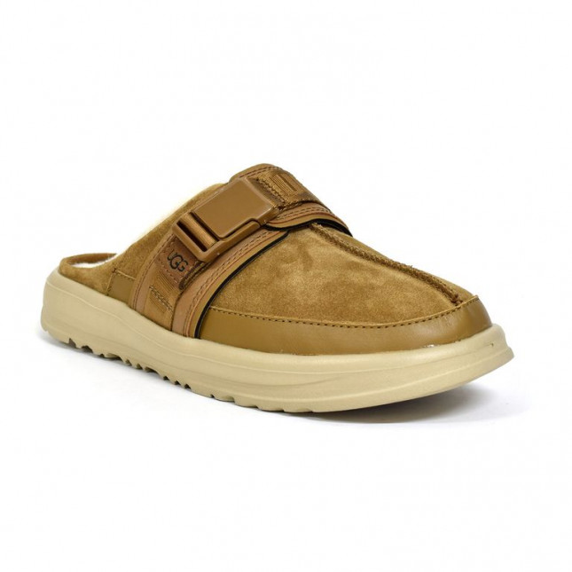 UGG Mens Slippers Kick It Slide Chestnut