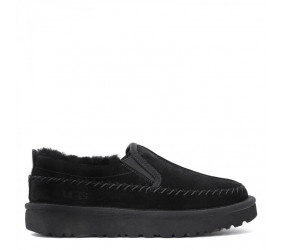 UGG Mens Stitch Slip On Black