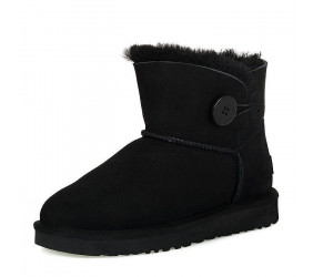 UGG Mini Bailey Button II Black