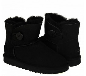 UGG Mini Bailey Button II Black