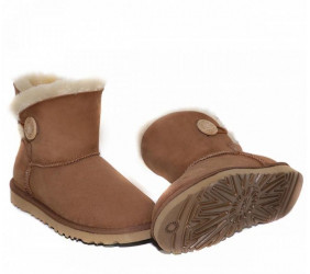 UGG Mini Bailey Button II Chestnut
