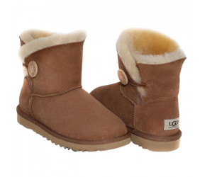 UGG Mini Bailey Button II Chestnut