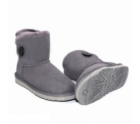 UGG Mini Bailey Button II Grey