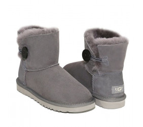UGG Mini Bailey Button II Grey