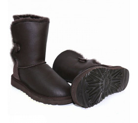 UGG Bailey Button Metallic Chocolate