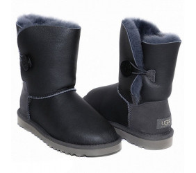 UGG Bailey Button Metallic Grey