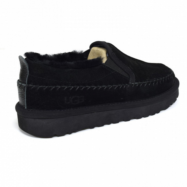 UGG Stitch Slip On Black
