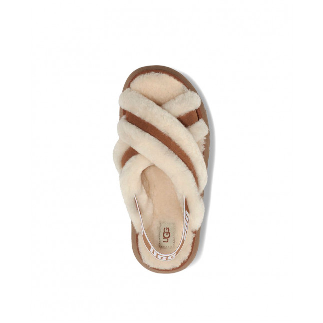 UGG W Disco Cross Slide Chestnut