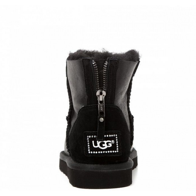 UGG Zip Mini Metallic Black