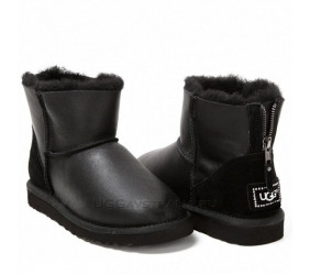 UGG Zip Mini Metallic Black